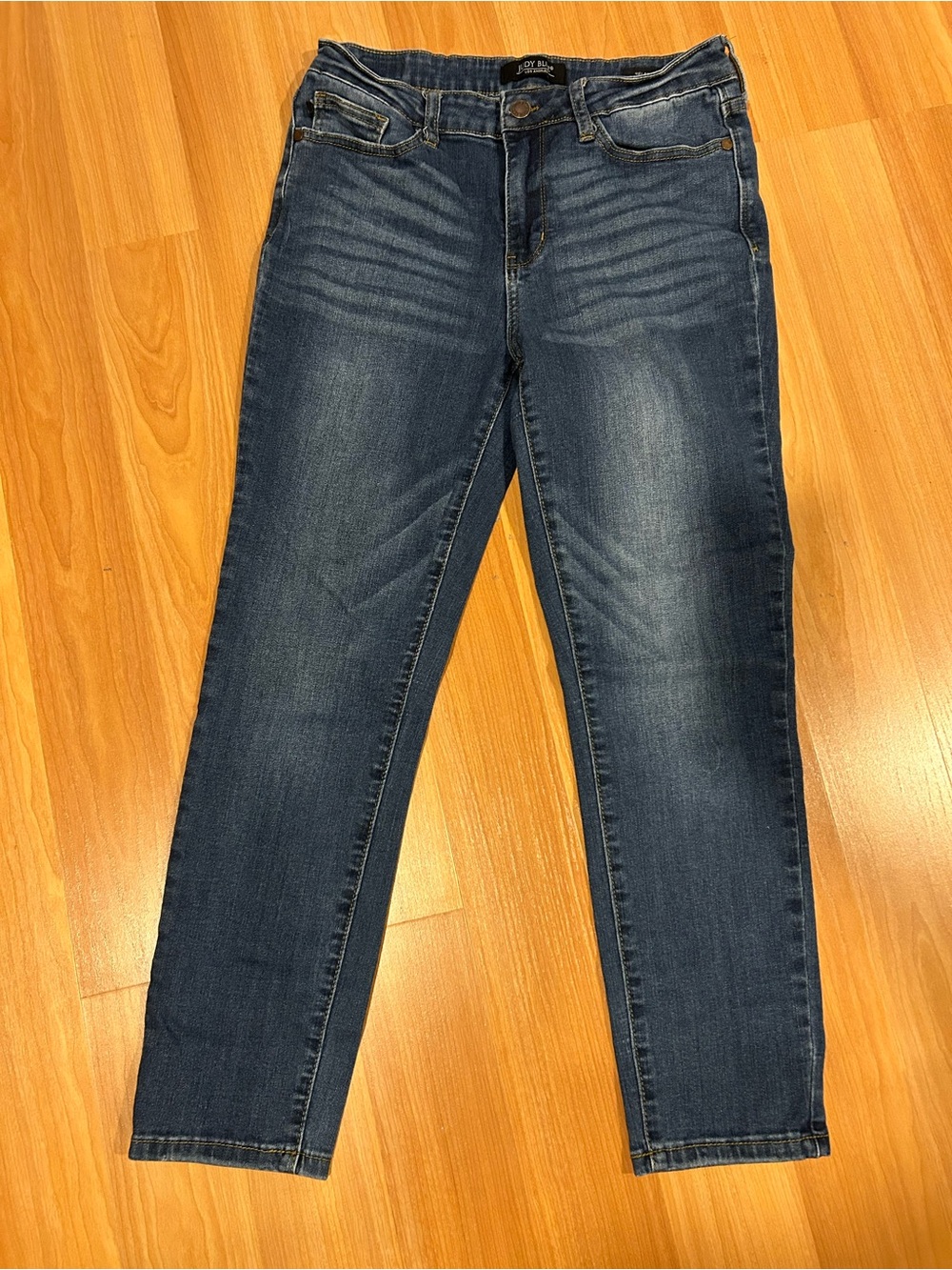 Judy Blue Medium Wash Navy Skinny Jeans
